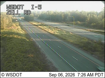 I-5 at MP 268: Zell Rd live camera view