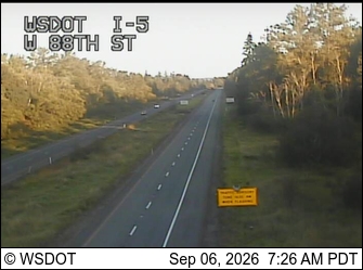 I-5 at MP 272.8: W 88th St live camera view
