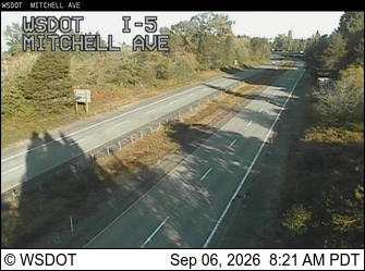 I-5 at MP 275.5: Mitchell Ave live camera view