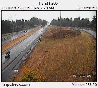 I-5 at I-205 live camera view