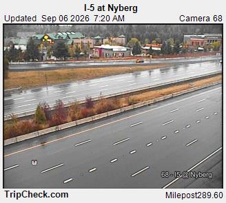 I-5 at Nyberg live camera view