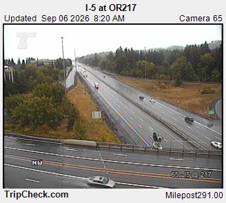 I-5 at ORE 217 live camera view