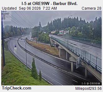 I-5 at ORE 99W-Barbur Blvd. live camera view