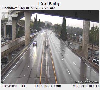 I-5 at Kerby live camera view