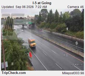I-5 at Going live camera view