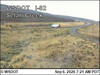 I-82 at MP 22.4: Selah Creek Rest Area live camera view