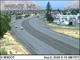 I-82 at MP 34.7: SR 24 Interchange @ Yakima live camera view