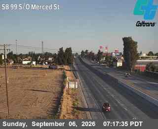 FRE-99-S/O Merced St live camera view