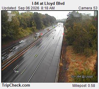 I-84 at Lloyd Blvd. live camera view
