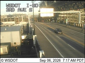 I-90 at MP 2: 3rd Ave S and Edgar Martinez Dr live camera view