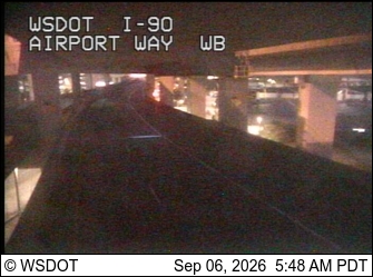 I-90 at MP 2.3: Airport Way, WB live camera view