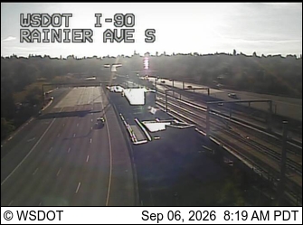 I-90 at MP 3.2: Rainier Ave S live camera view
