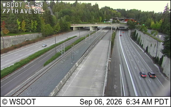 I-90 at MP 6.8: 77th Ave SE live camera view