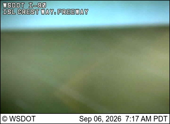 I-90 at MP 7.1: Island Crest Way live camera view