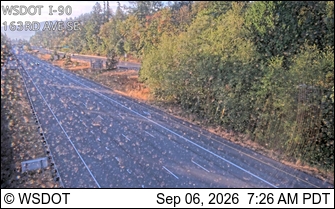 I-90 at MP 12.4: 163rd Ave SE live camera view