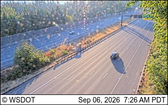 I-90 at MP 12.5: 165th Ave SE live camera view