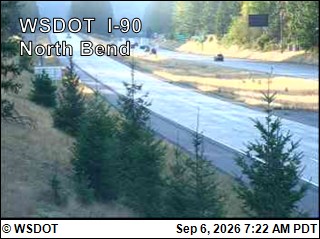 I-90 at MP 33.2: North Bend live camera view