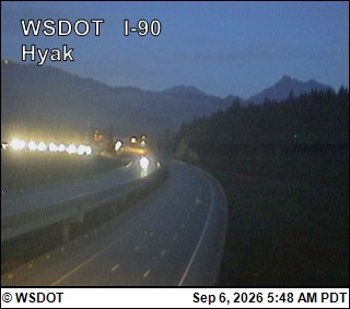 I-90 at MP 55.1: Hyak live camera view