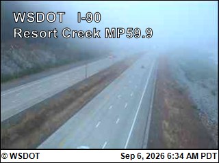I-90 at MP 59.9 Resort Creek live camera view