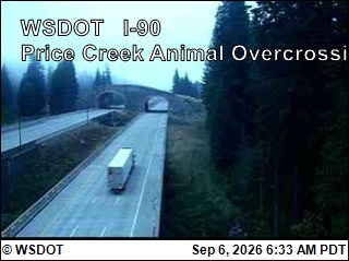 I-90 at MP 61.3 Animal Overcrossing live camera view