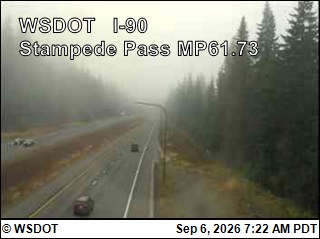 I-90 at MP 61.7 Stampede Pass live camera view