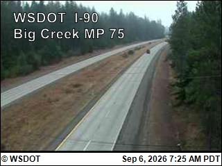 I-90 at MP 75.05: Big Creek live camera view