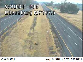 I-90 at MP 107.5: Ellensburg live camera view