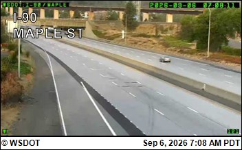 I-90 at MP 279.8: Maple St live camera view