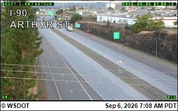 I-90 at MP 282: Arthur St live camera view