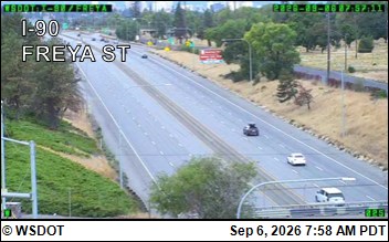 I-90 at MP 283.7: Freya St live camera view