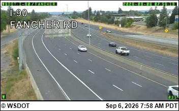 I-90 at MP 284.5: Fancher Rd live camera view