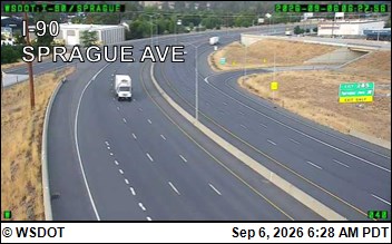 I-90 at MP 285.5: Sprague Ave live camera view