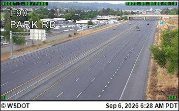 I-90 at MP 287.1: Park Rd live camera view