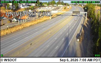 I-90 at MP 288.8: University live camera view