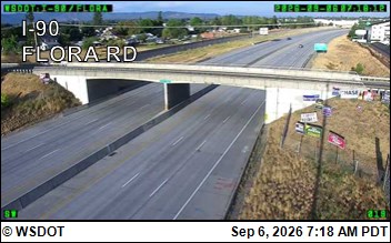 I-90 at MP 293: Flora Rd live camera view