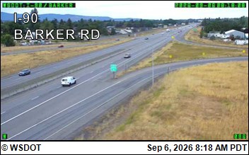 I-90 at MP 293.9: Barker Rd live camera view