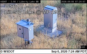 I-90 at MP 296: Liberty Lake (4) live camera view