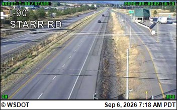 I-90 at MP 298.2: Starr Rd live camera view