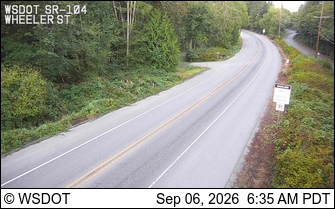 SR 104 at MP 15.9: Wheeler St Looking West live camera view