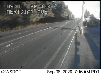 SR 104 at MP 28.8: Meridian Ave live camera view