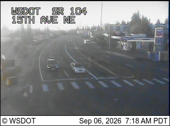 SR 104 at MP 29.8: 15th Ave NE live camera view