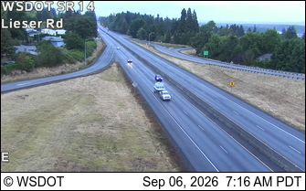 SR 14 at MP 4.3: Lieser Rd live camera view