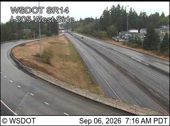 SR 14 at MP 5.8: West of I-205 live camera view