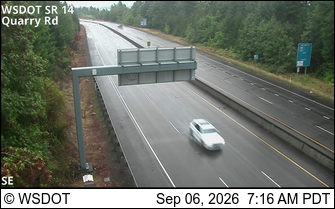 SR 14 at MP 9.5: Quarry Rd live camera view