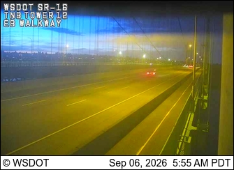 SR 16 at MP 8.0: TNB WB Walkway live camera view
