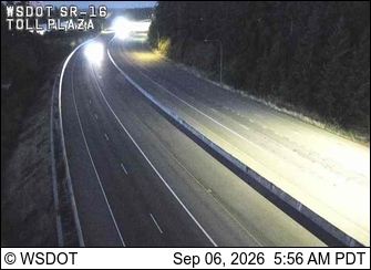 SR 16 at MP 9.3: Toll Plaza live camera view