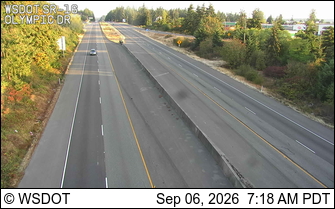 SR 16 at MP 10.7: Olympic Drive live camera view