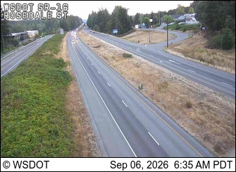 SR 16 at MP 13.2: Rosedale live camera view