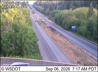 SR 16 at MP 14.7: Burnham Drive live camera view