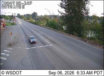 SR 167 at MP 3.6: Clarks Creek live camera view